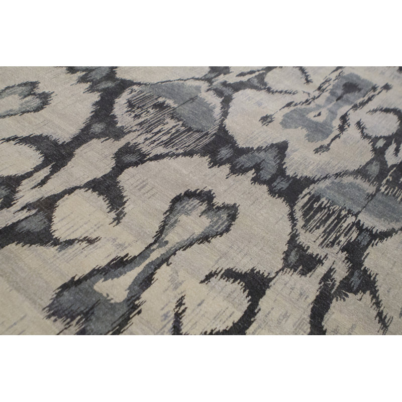 Wool Ikat Area Rug