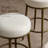 26.5" Modern Glam Backless Counter Height Bar Stool With Hand-Hammered Metal Legs And Linen-Blend Upholstered Seat, Set Of 3-1519005589-1519005586