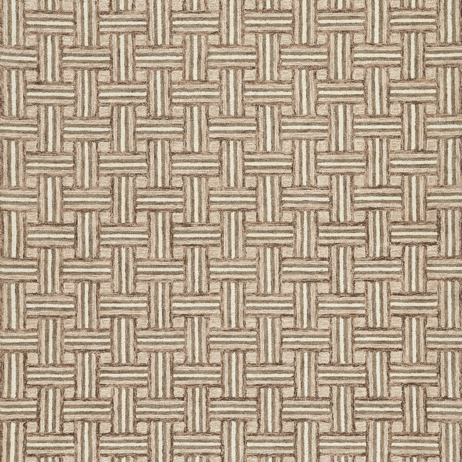 Abbott Hand Tufted Wool Tan Rug, Rectangle 3'6" x 5'6"