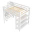 Lit mezzanine avec rangement pour lumières DEL-1538856552