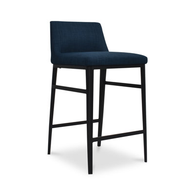 Baron Upholstered Stool with Metal Frame