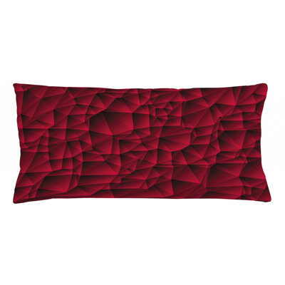 Indoor / Outdoor Abstract Lumbar Pillow Cover