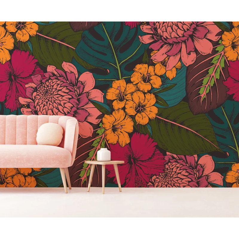 Botanic Bloom Bash, 138" L x 106" W