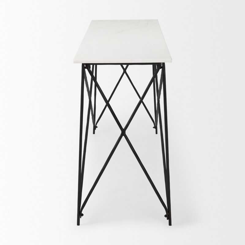 Lorlei 59'' W Marble Console Table