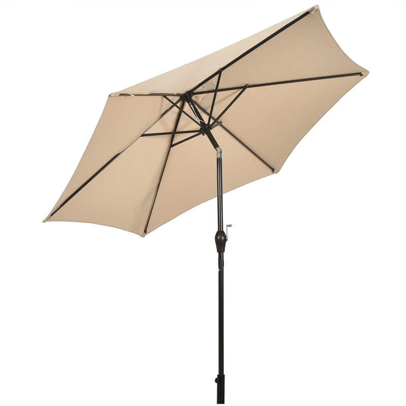 Parasol de marché 9 pi Watterson, Beige, 8 pi X l 9 pi L 9 pi. D