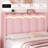 Velvet Upholstered Storage Bed With LED Lights, Storage Platform Bed With 2 Drawer & Charging Station-12461070-12362181
