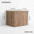 24 Inch  Wall-Mounted Cabinet