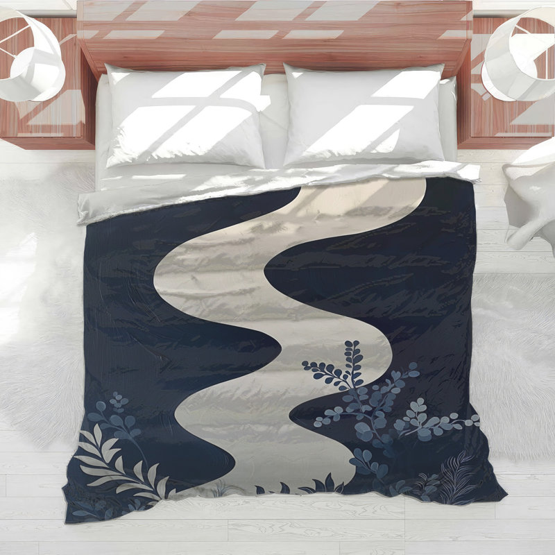 Abstract Bedding Art Comforter Modern, Twin Extra Long