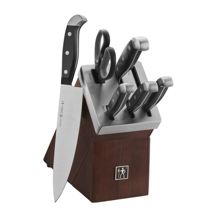 Henckels Statement Self-Sharpening Wood Knife Block Combo - Set of 7