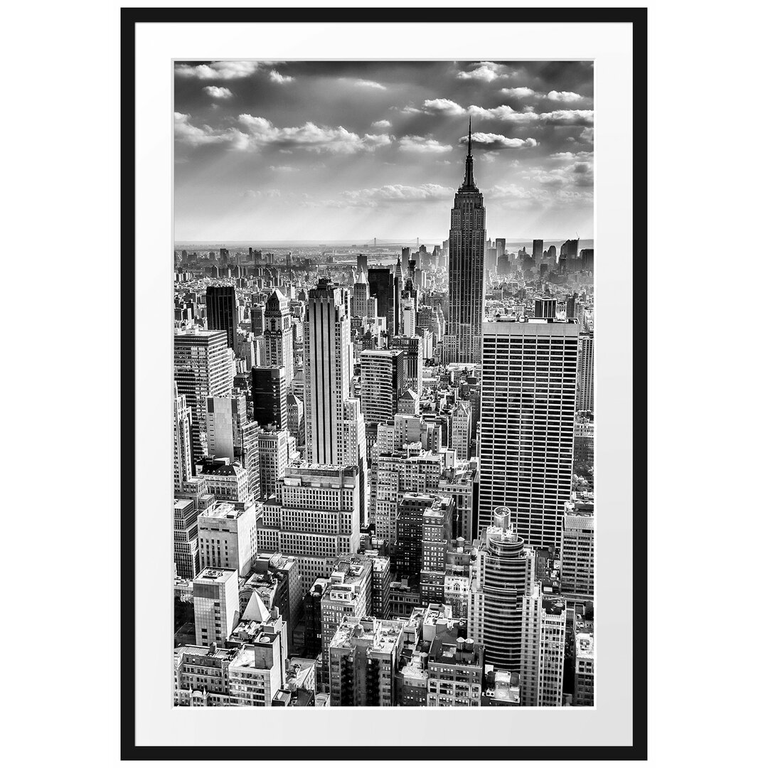 Gerahmtes Poster New York bei Tag