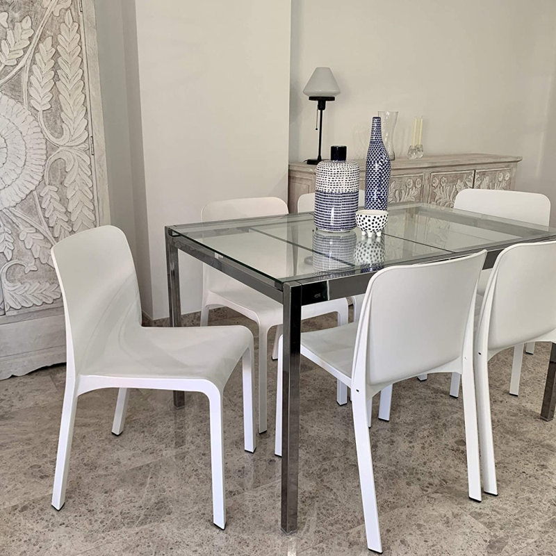 Janiese Stacking Patio Dining Armchair
