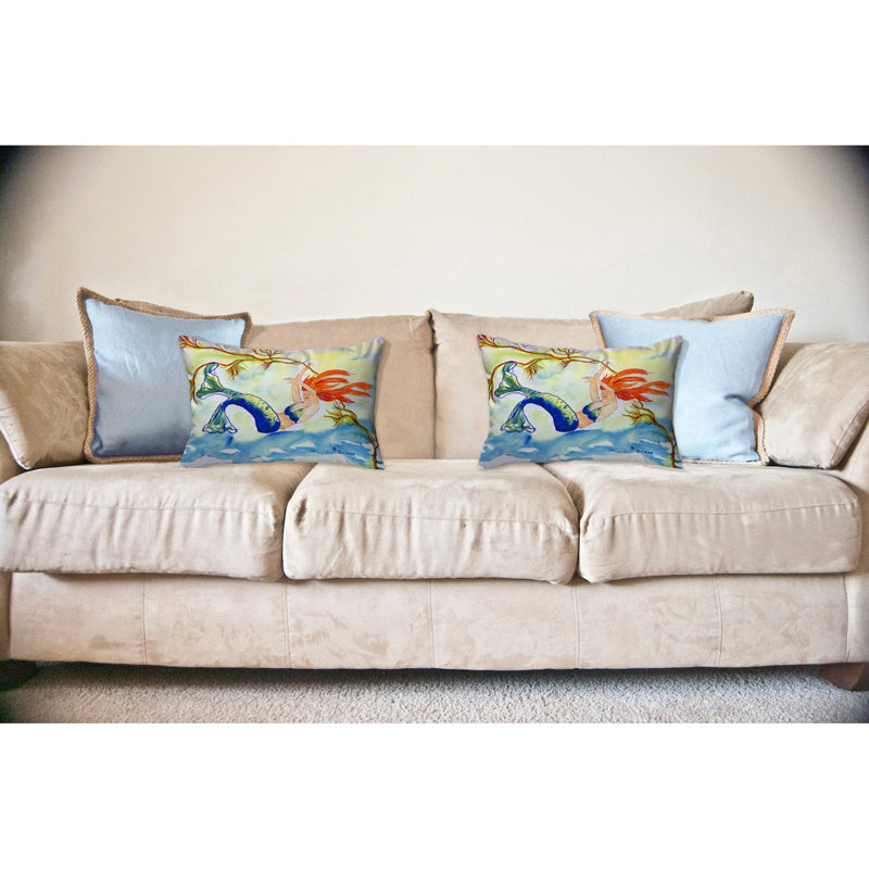 Coussin lombaire intérieur/extérieur Resting Mermaid