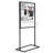 Floor Standing Double-Sided Pedestal Poster Holder