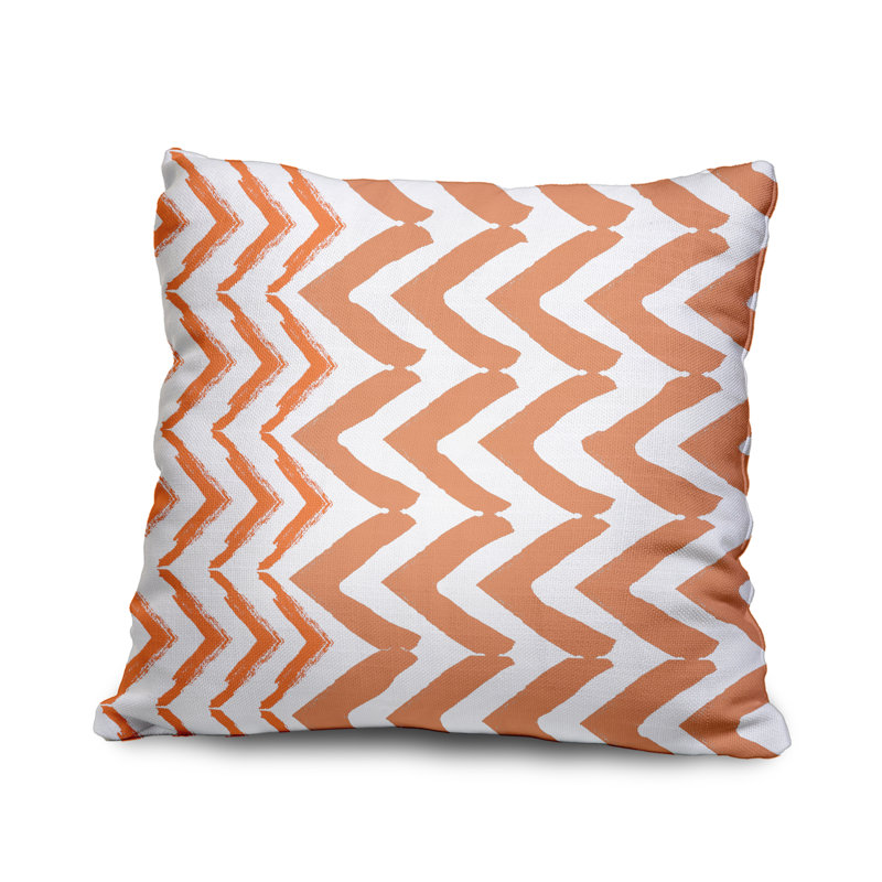Housse de coussin carré et insert, Orangé, 20 po X 20 po
