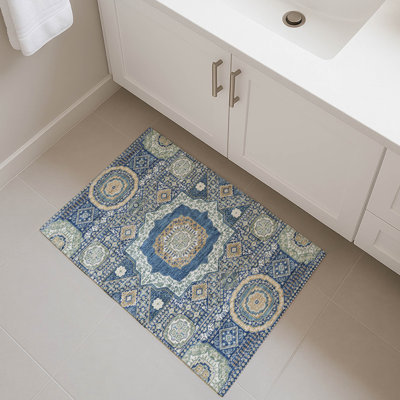 Tapis traditionnel lavable à la machine Premium