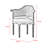 Bramford 24" Linen Arm Chair-122083356