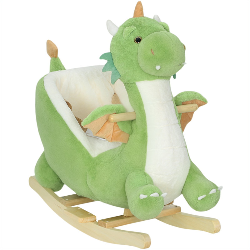 Cheval à bascule Soft Green Dragon