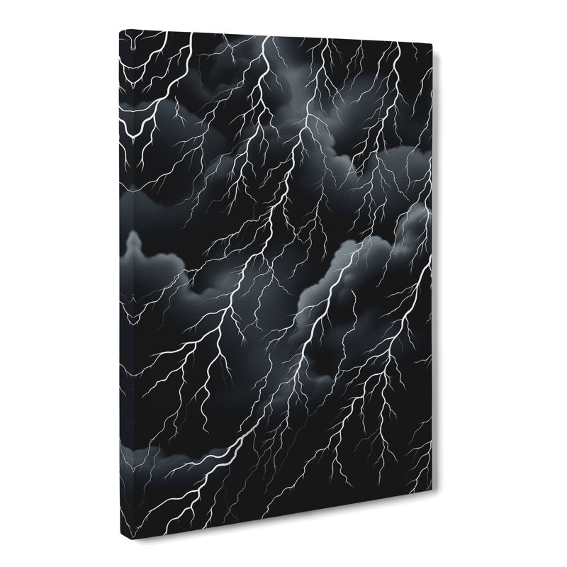Thunderstorm Op - No Frame Print, 76cm H x 50cm W x 3cm D