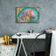 Toile épique Graffiti «Conversations With Cairns» par Art and a Little Magic, 26 po x 18 po-106172880