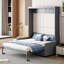 Full Size Gray Bed, Bed Combination, Space For Small Spaces, And Plywood