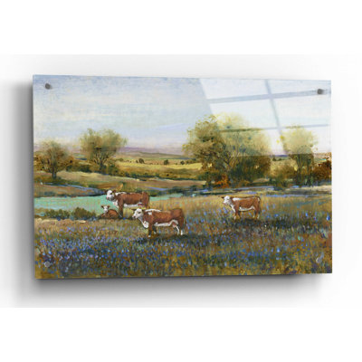 Art mural en verre acrylique August Field® «Field of Catch II» par Tim O'Toole
