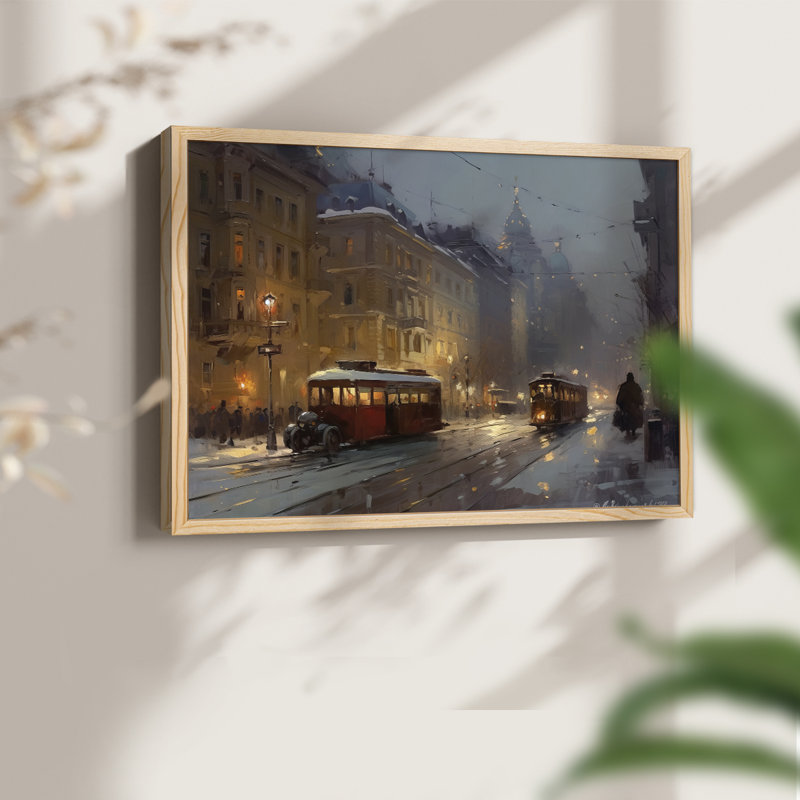 «Chirstmas Art» - CECL XXI - Reproduction encadrée - Restickable, H 8 po x l 10 po, Naturel