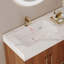 Meuble-lavabo autoportant moderne avec lavabo en céramique sans soudure et plateau en pierre frittée-869955155
