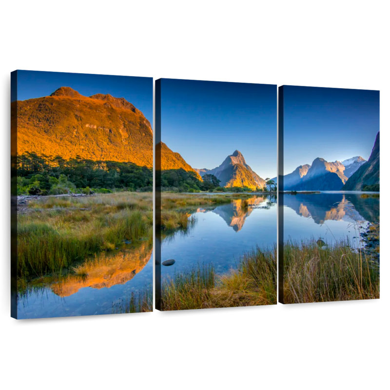 Milford Lake, 48" H x 74" W