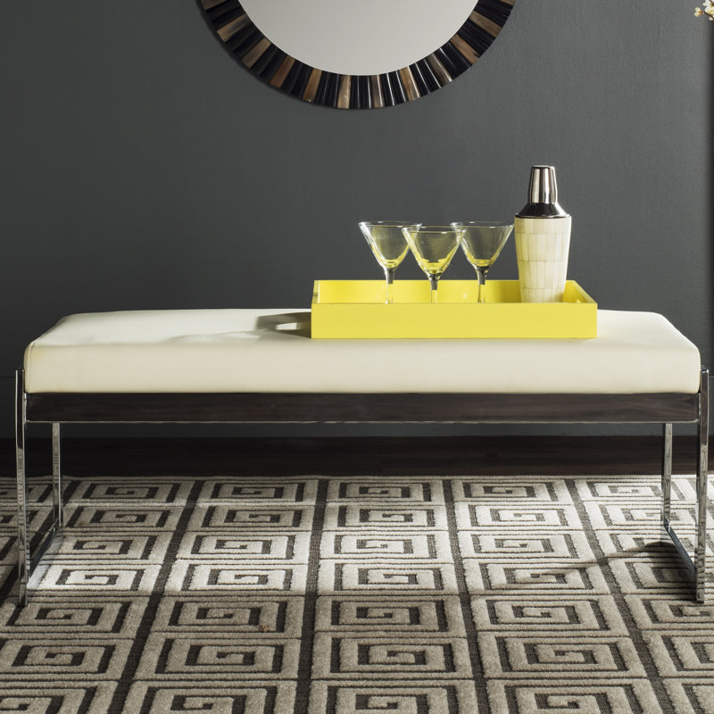 Walhalla Faux Leather Upholstered Bench