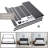Nestl Wingback Diamond Upholstered Platform Bed-101072303-101072301