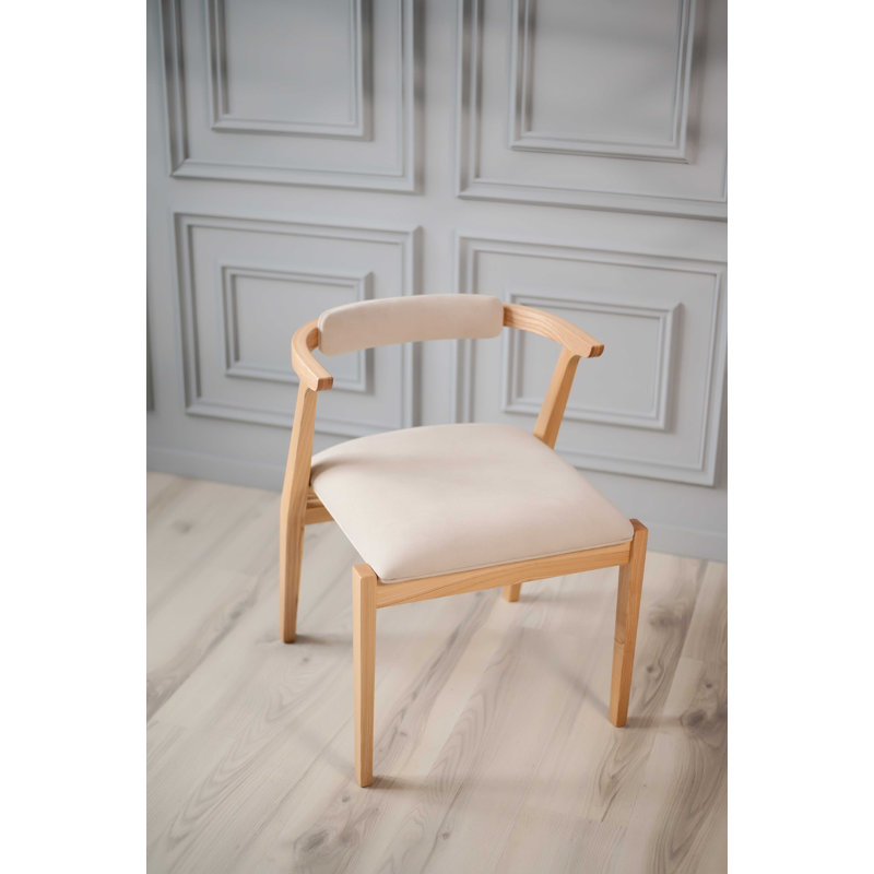 Ellis Dining Chair, Matte Ash, Beige