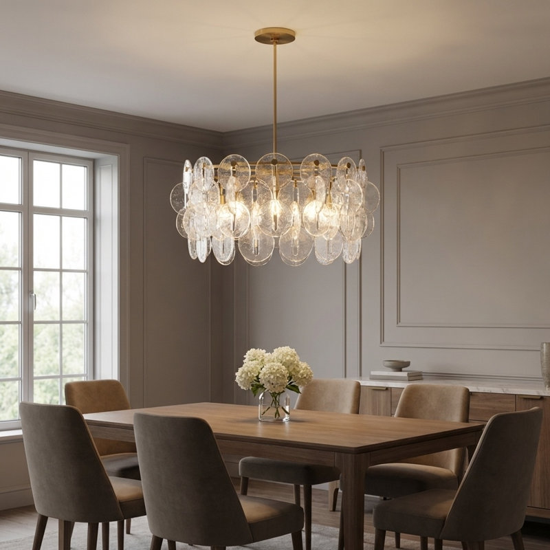Candace Chandelier, 66.88" H x 27" W  x 27" D