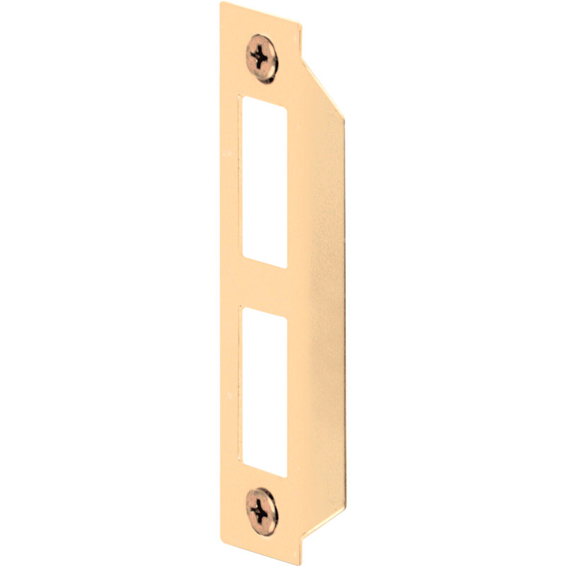Gâche de porte à serrure à mortaise de style victorien en laiton Prime-Line (paquet simple)