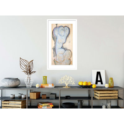 Caryatid by Amedeo Modigliani - Framed Giclee Print