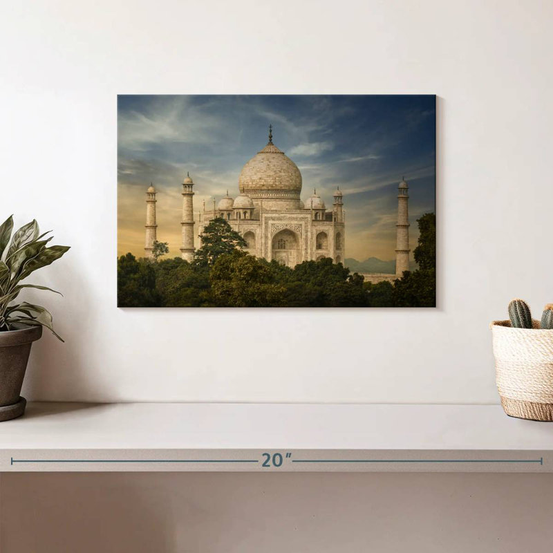 Taj Mahal au coucher du soleil