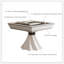 Table de salle à manger moderne et luxueuse entièrement automatique à mécanisme de cyclone et sous-verre pour les règles chinoises