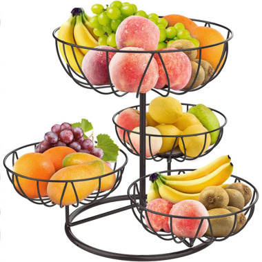 Ebern Designs Hetvik Metal Fruit Bowl & Reviews