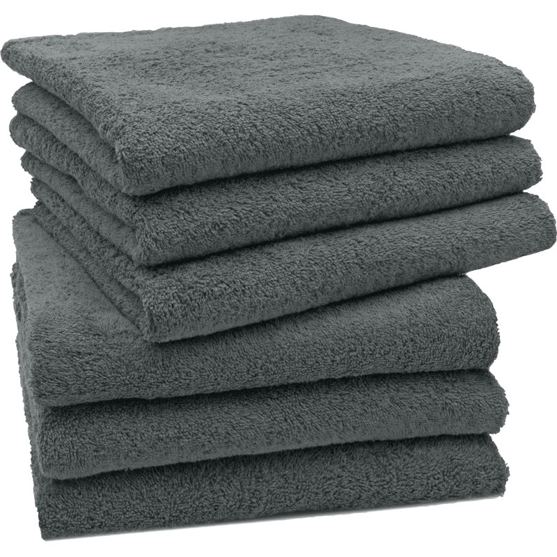 Midweight Hand Towel, Graphite