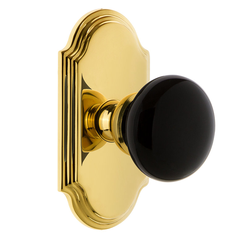 Figurine simple avec rosette Grandeur Arc, Laiton intemporel