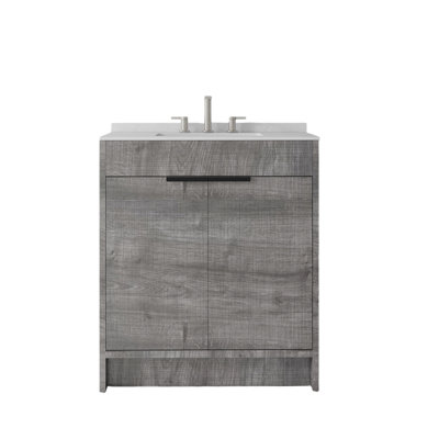 Meuble-lavabo autoportant avec lavabo