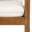 Drew Outdoor 5-Piece Acacia Wood Conversation Set With Rope Back & Cushions