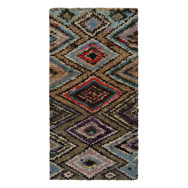 Wool Argyle Area Rug