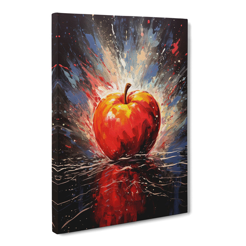 Apple Impressionism - Wrapped Canvas, 76cm H x 50cm W x 3cm D