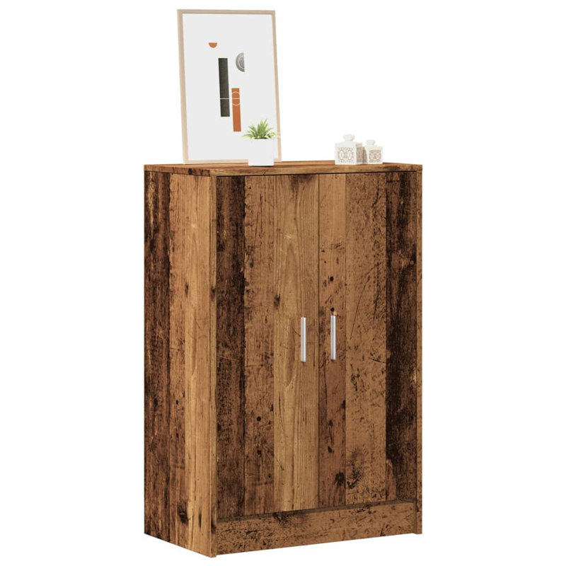 Shoe Storage Cabinet, Old Wood