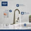 Veletto Single Hole Bathroom Faucet-860758548