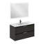 Suki 1000mm Wall Hung Single Bathroom Vanity Unit-73822566-73822565