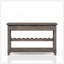 Console avec rangement pour bouteilles de vin et tiroirs de rangement