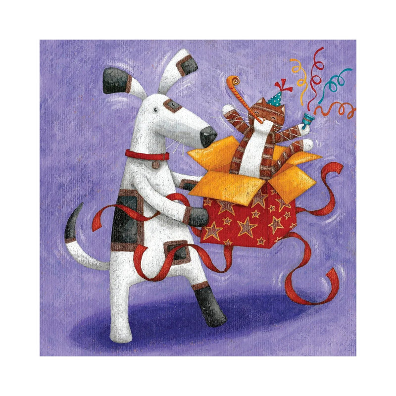 Surprise 1 Piece Wrapped Canvas Wall Art, 30.48 cm H x 30.48 cm W