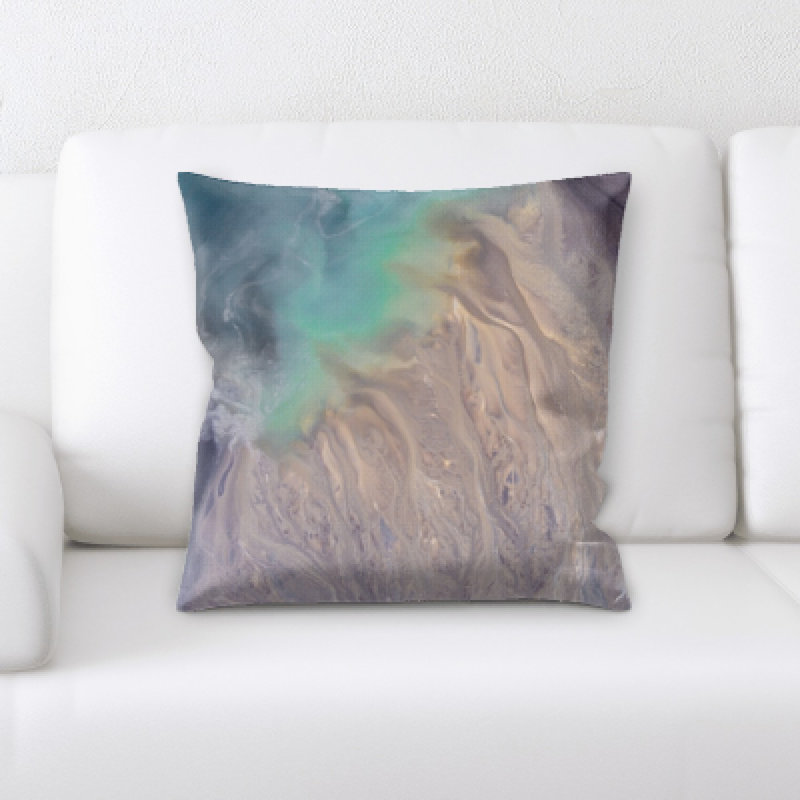 Microsuede Reversible Throw Pillow