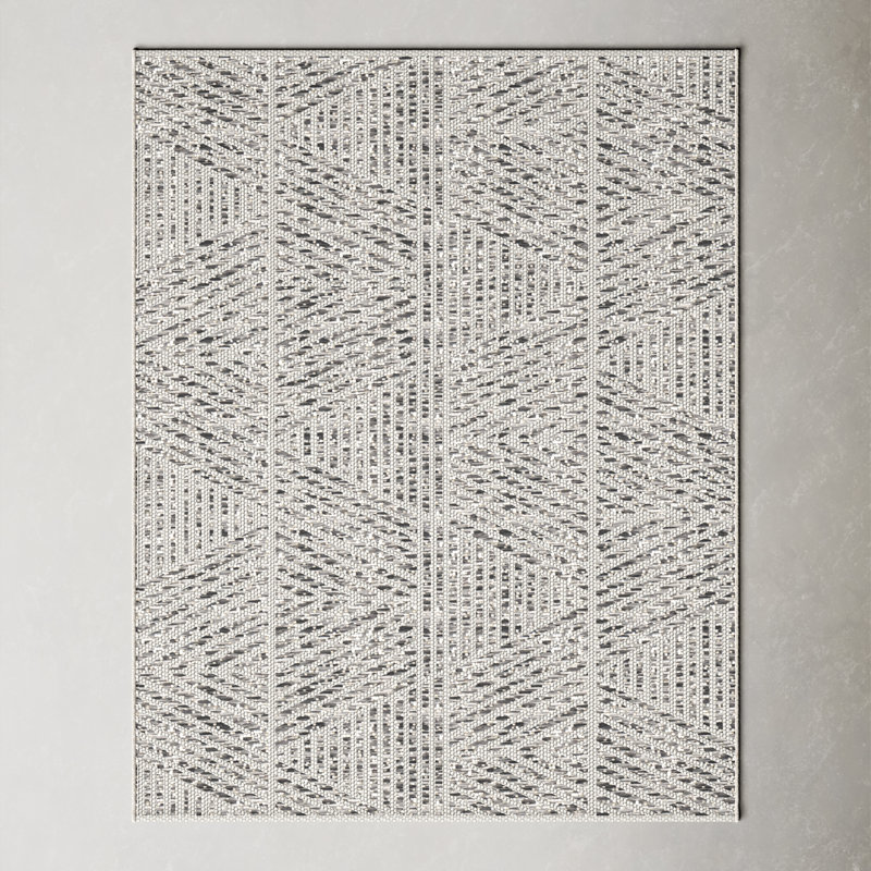 Silva Gray/White Indoor/Outdoor Rug & Reviews | AllModern